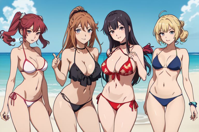 anime bikini