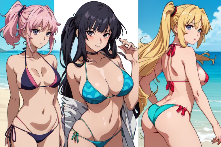 anime bikini
