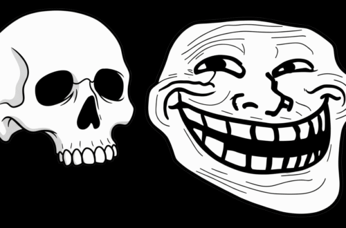 skull troll face