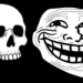skull troll face